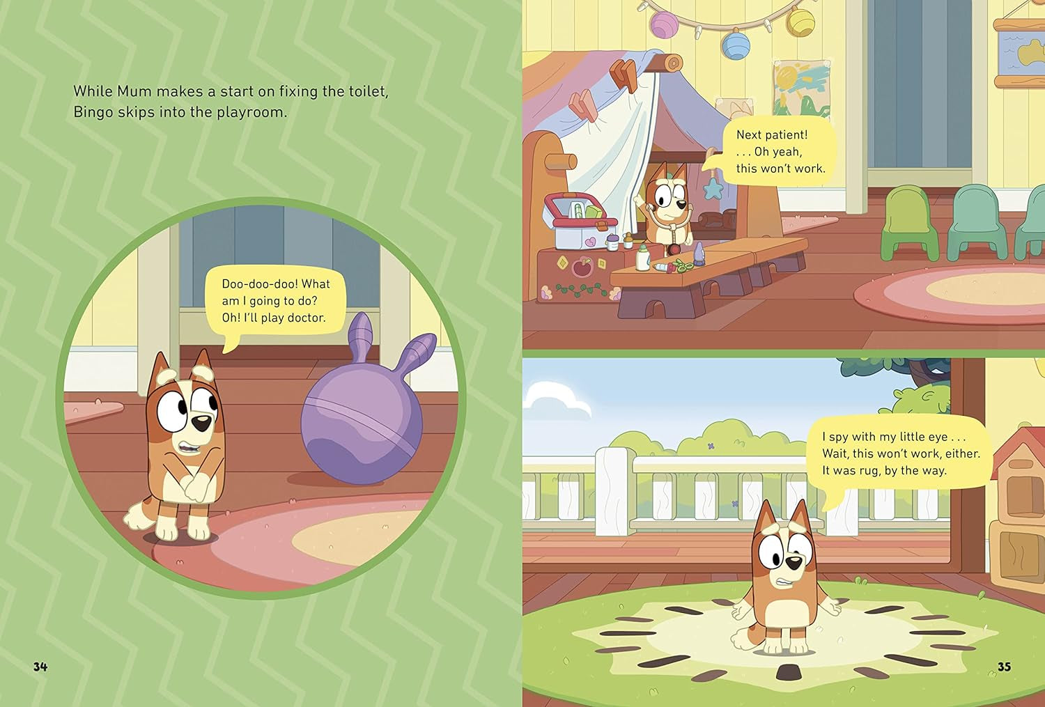 Bluey 5-Minute Stories: 6 Stories In 1 Book? Hooray! 9780593521908_2