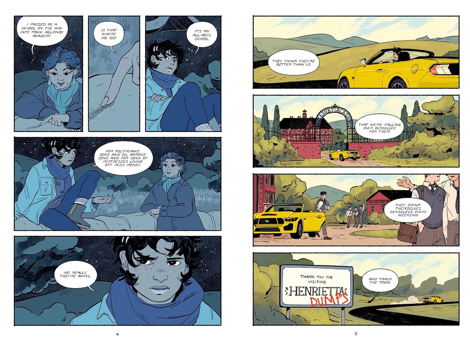 The Raven Boys: The Graphic Novel by Stiefvater. Maggie 9780593621189_3