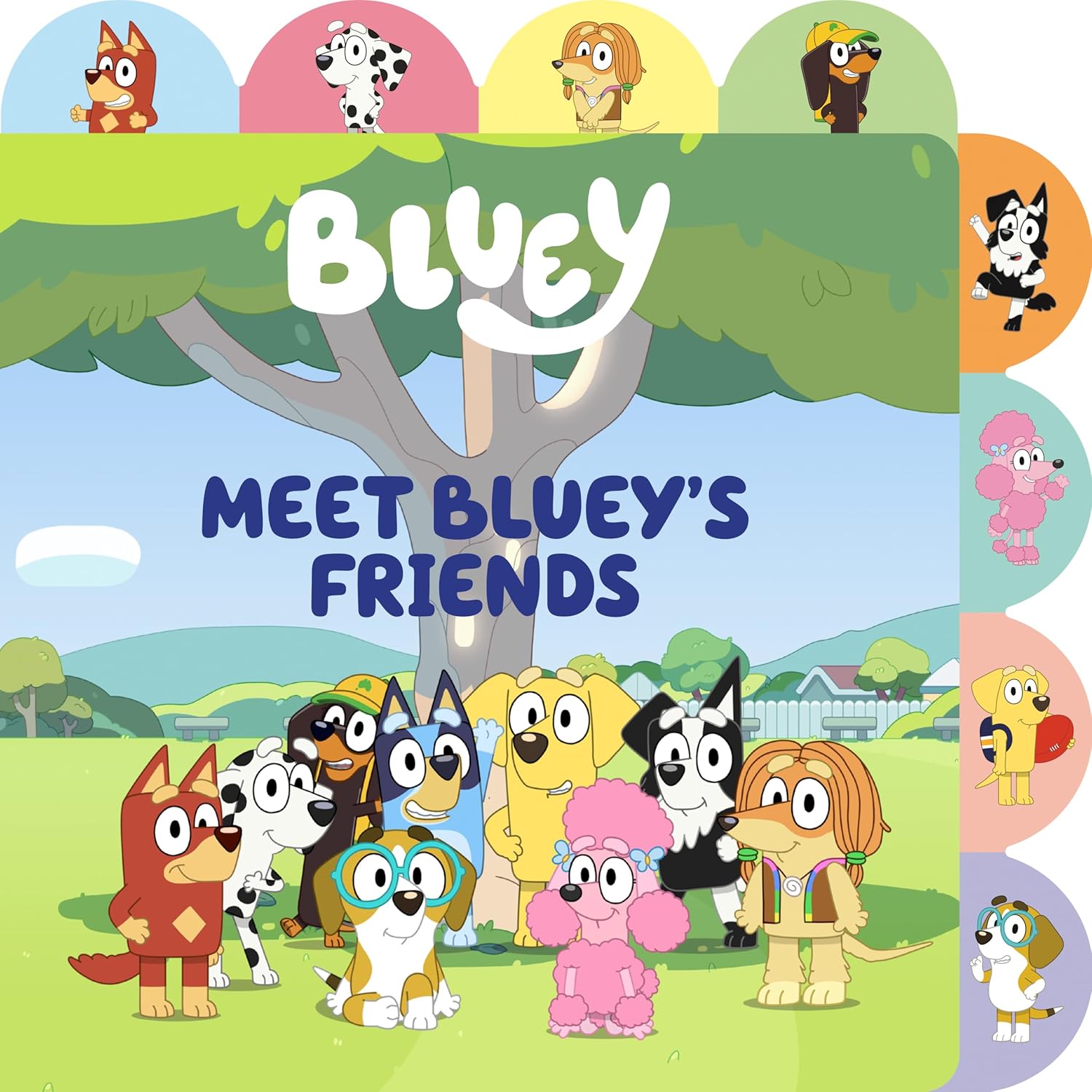 Meet Bluey's Freinds: A Tabbed Board Book by Penguin Young Readers 9780593658437