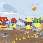 Cats In Construction Hats by Bardhan-Quallen. Sudipta; Hernandez. Leeza 9780593706848_3