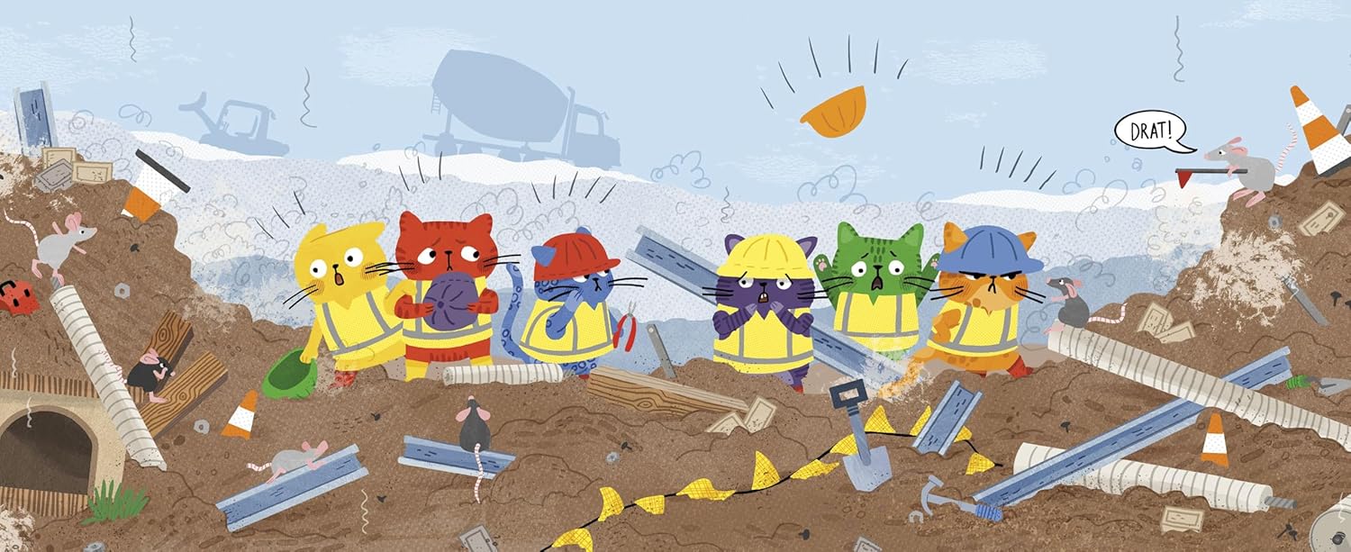Cats In Construction Hats by Bardhan-Quallen. Sudipta; Hernandez. Leeza 9780593706848_3