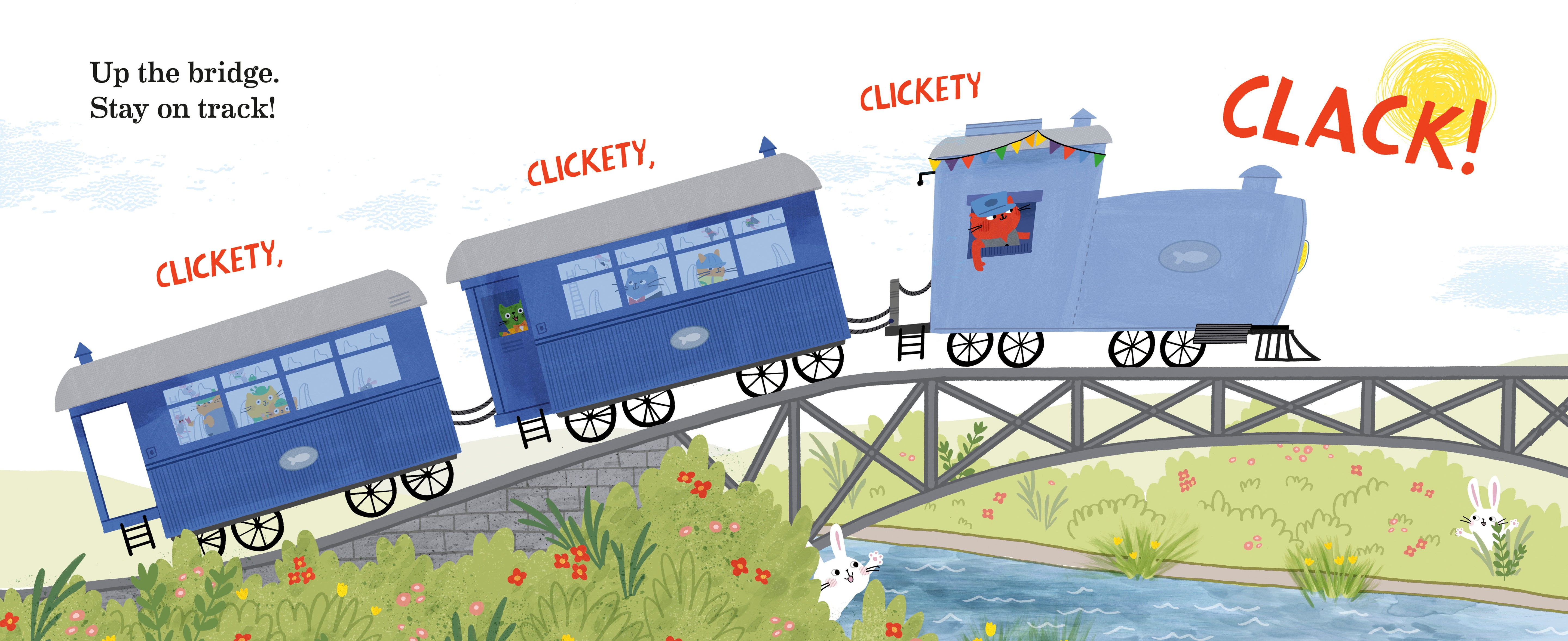 Cats in Conductor Hats: A Train Adventure by Bardhan-Quallen. Sudipta, Illustrated by Hernandez. L 20 9780593706879_3