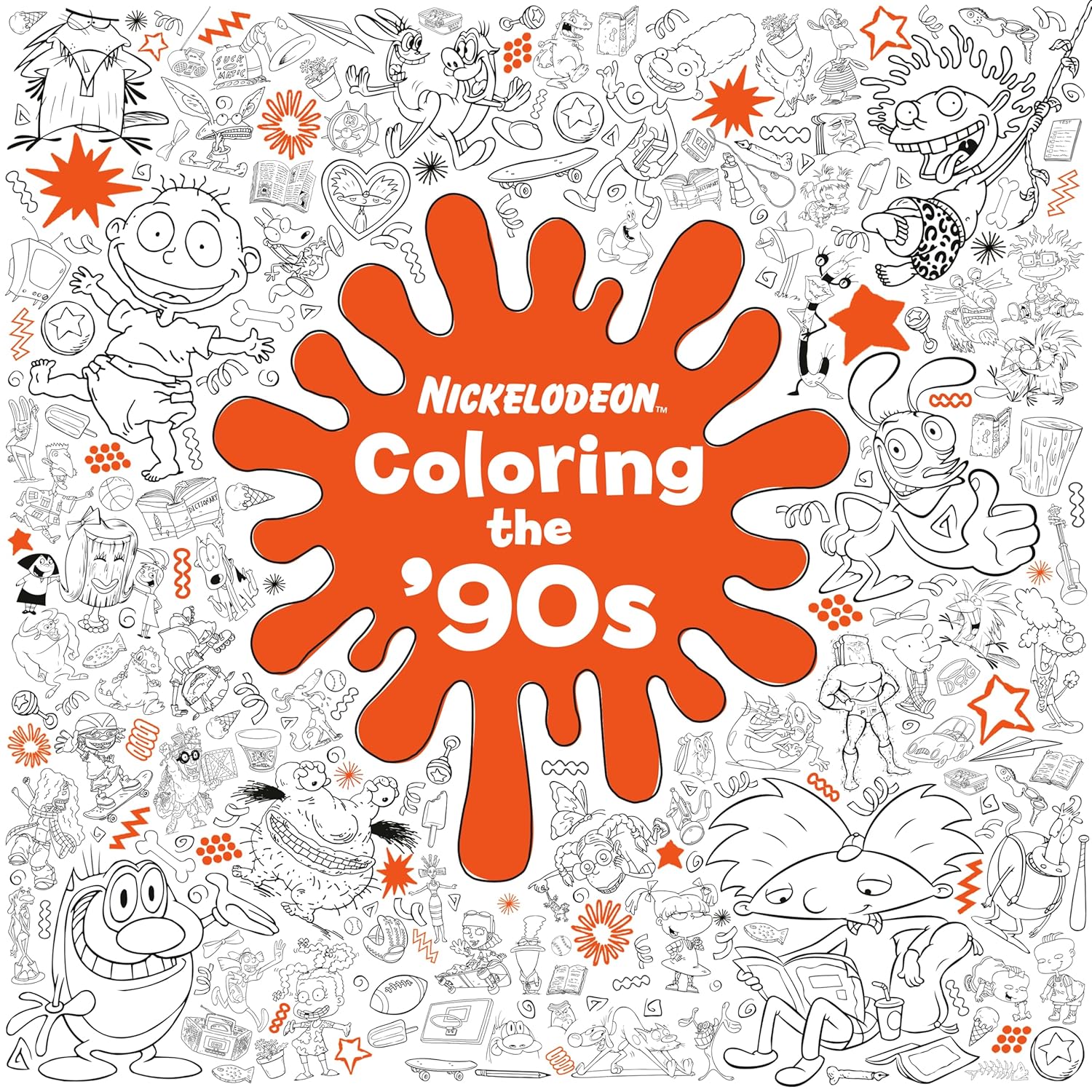 Coloring The 90's (Nickelodeon) by Penguin Random House 9780593710425