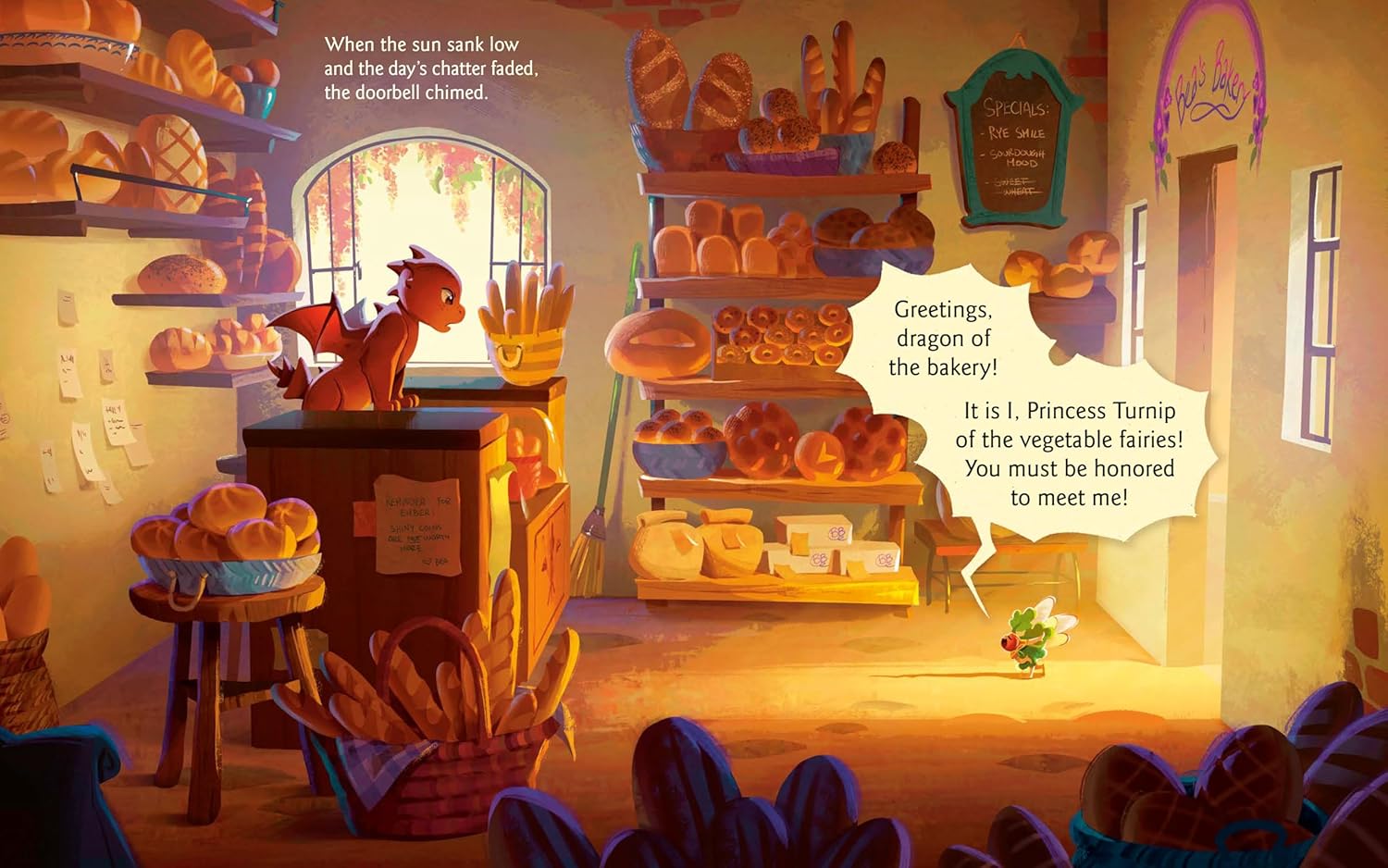 The Bakery Dragon And The Fairy Cake by Kurtz. Devin Elle 9780593710999_1