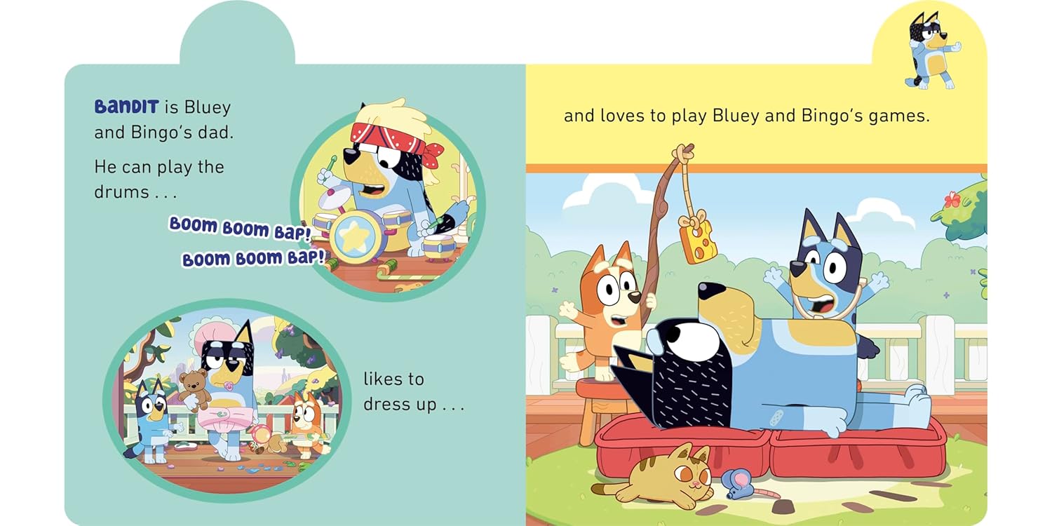 Meet Bluey's Family: A Tabbed Board Book by Penguin Young Readers 9780593752548_4
