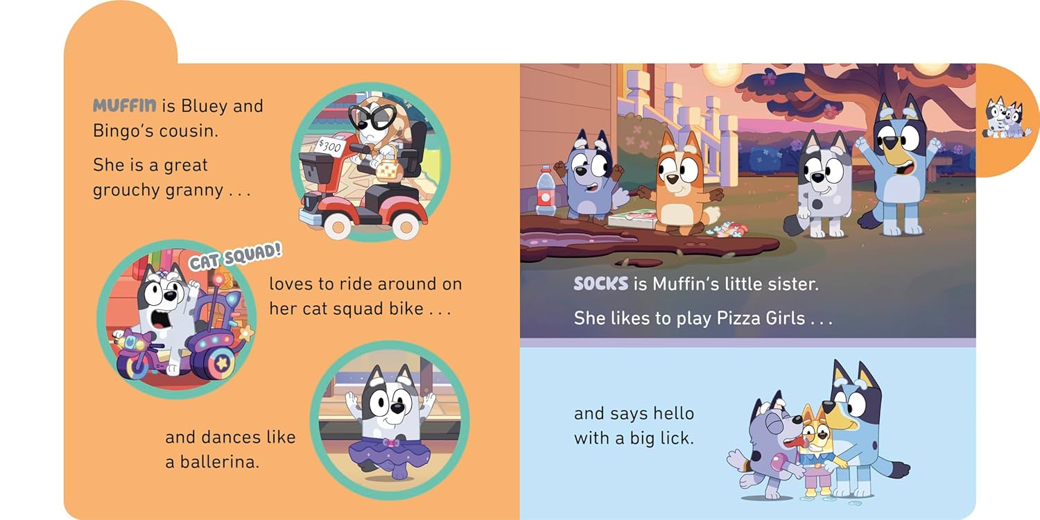 Meet Bluey's Family: A Tabbed Board Book by Penguin Young Readers 9780593752548_5