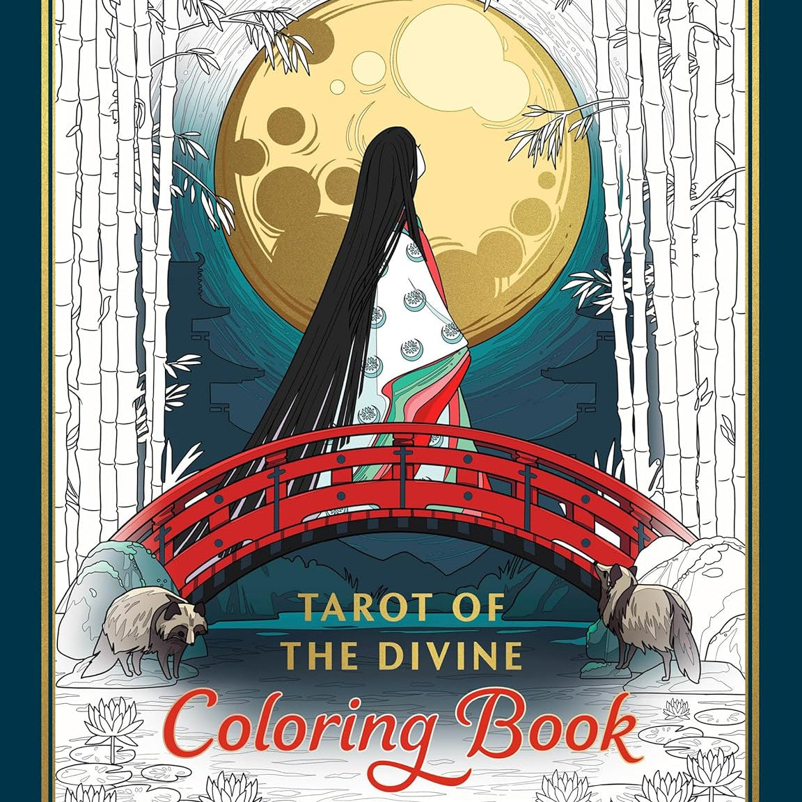 Tarot Of The Divine Coloring Book by Yoshitani. Yoshi 9780593836835