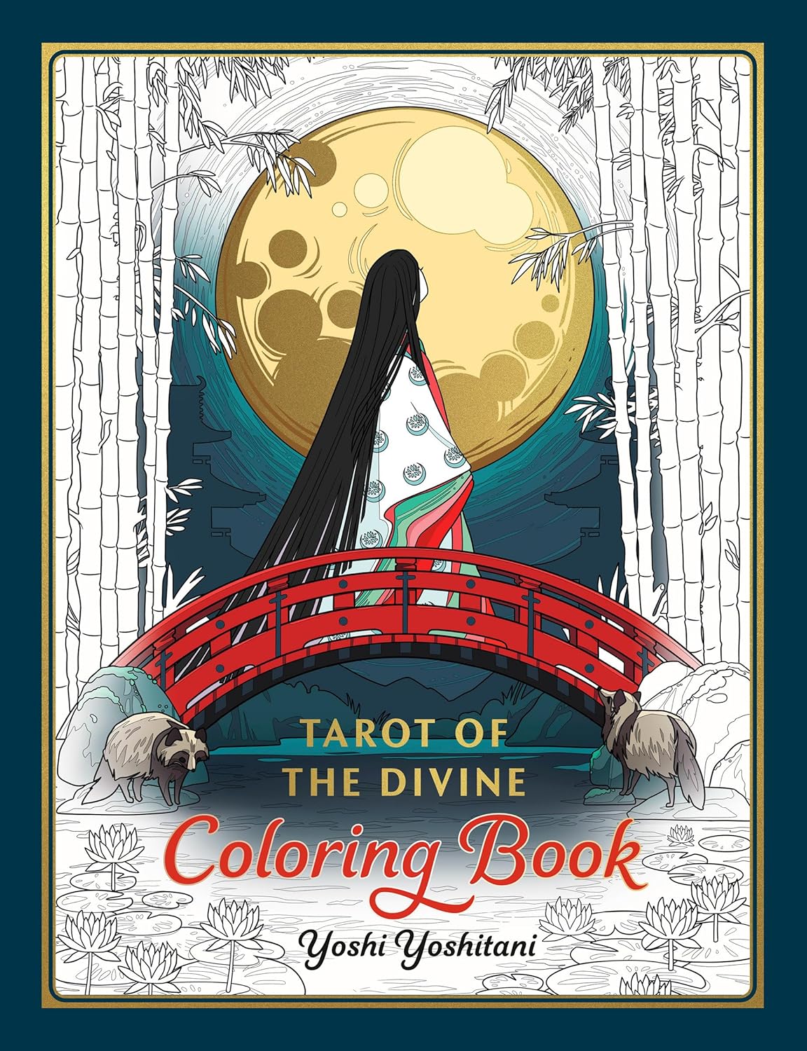 Tarot Of The Divine Coloring Book by Yoshitani. Yoshi 9780593836835