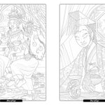 Tarot Of The Divine Coloring Book by Yoshitani. Yoshi 9780593836835_2