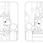 Bluey: Happy Easter! A Puffy Sticker Coloring Book by Penguin Young Readers 20 9780593888940_2