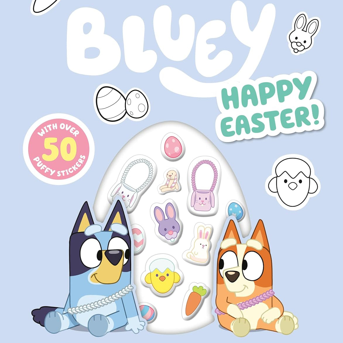 Bluey: Happy Easter! A Puffy Sticker Coloring Book by Penguin Young Readers 20 9780593888940_37e2be85-739a-47e3-b083-41b695f19595
