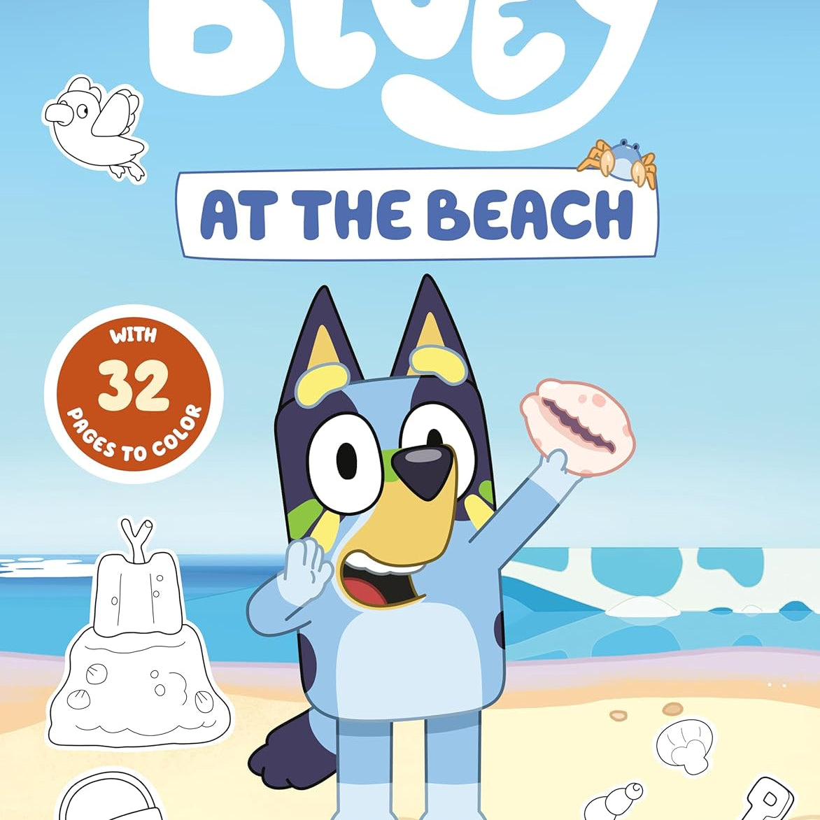 Bluey: At The Beach: A Coloring Book by Penguin Young Readers 9780593891377