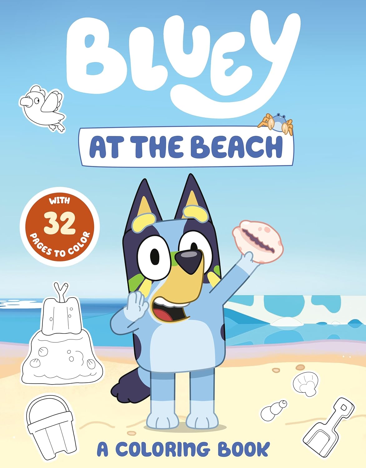 Bluey: At The Beach: A Coloring Book by Penguin Young Readers 9780593891377