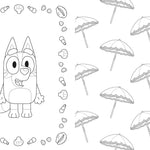 Bluey: At The Beach: A Coloring Book by Penguin Young Readers 9780593891377_2