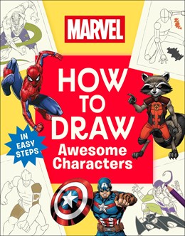 Marvel How To Draw Awesome Characters by Dk 20 9780593969281