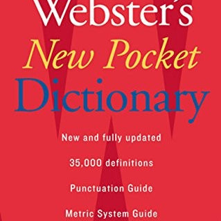 Webster's New Pocket Dictionar 9780618947263