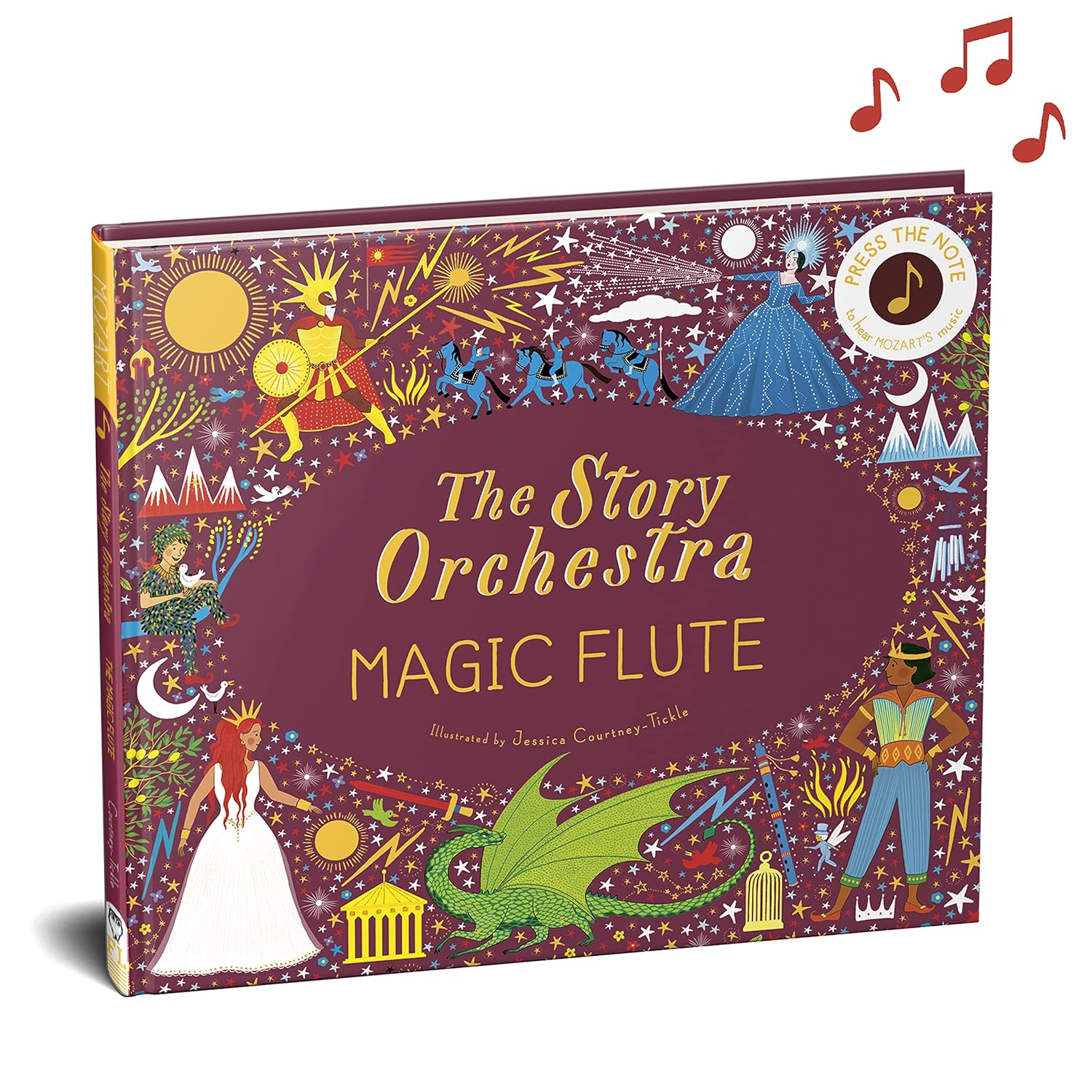 The Story Orchestra: The Magic Flute: Press To Hear Mozart's Music by Tickle 9780711260139