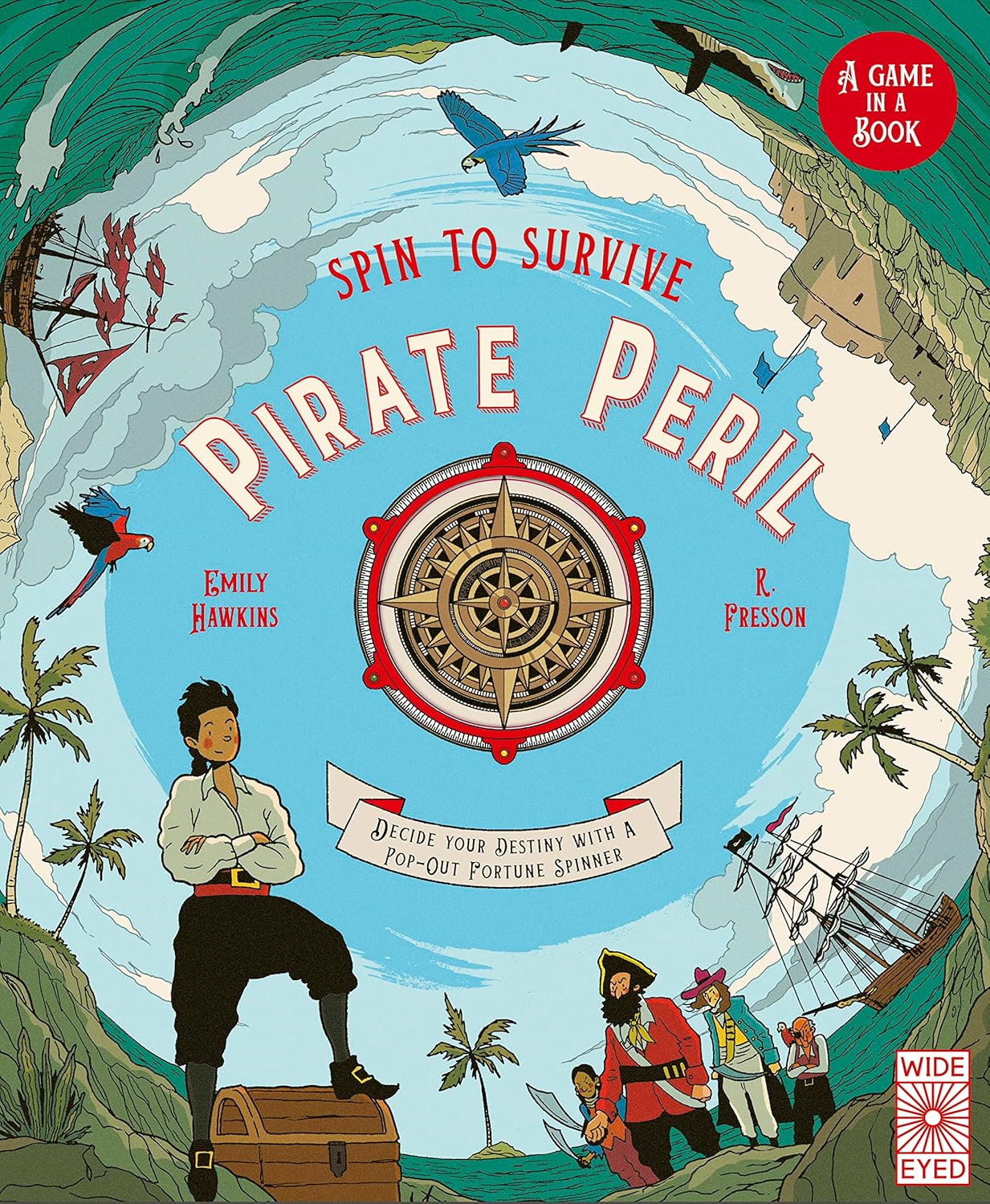 Spin To Survive: Pirate Peril by Hawkins. Emily; Fresson. Ruby 9780711281653