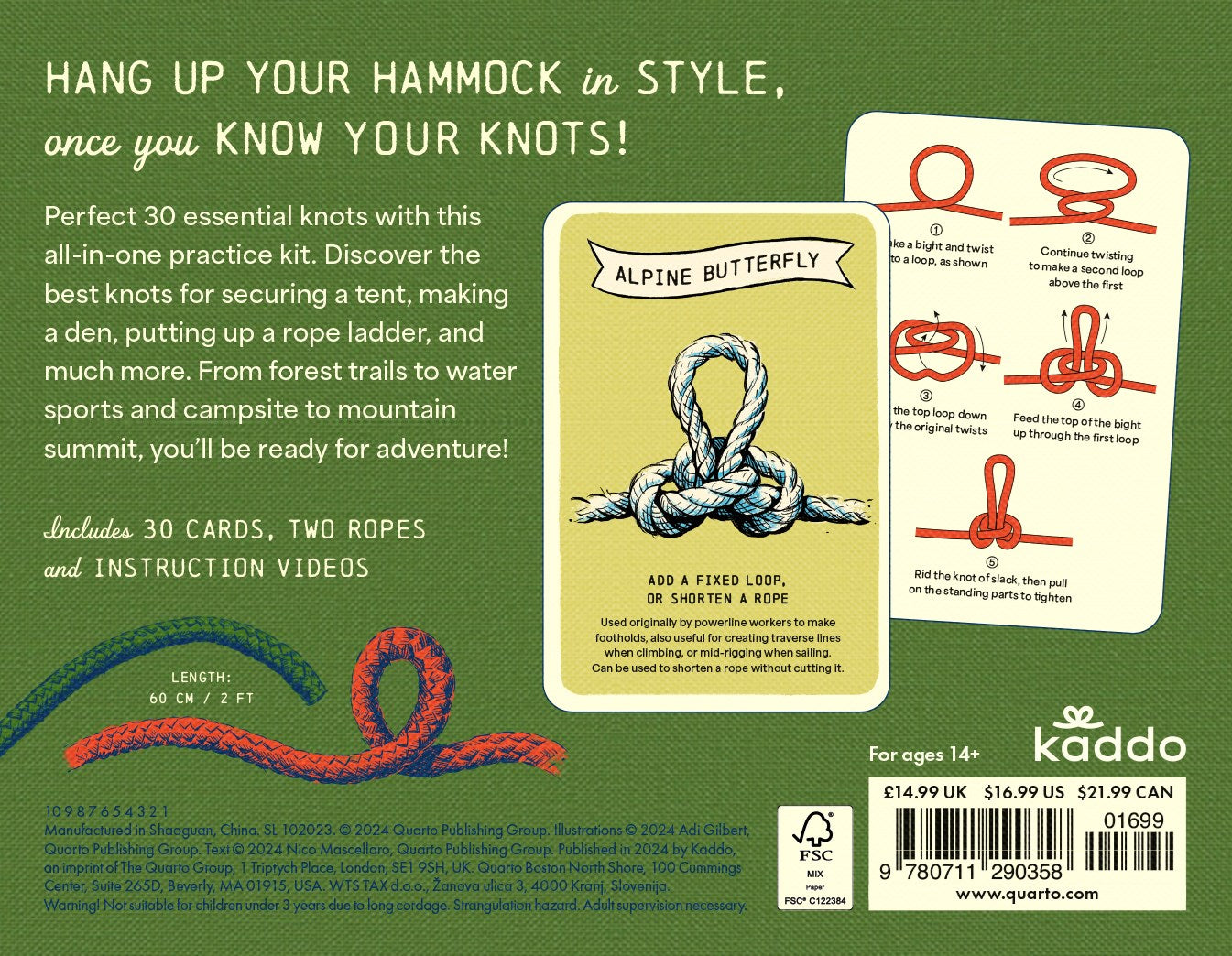 Know Your Knots: Learn the Best Knots for Outdoor Adventures by Mascellaro & Gilbert 20 9780711290358_1