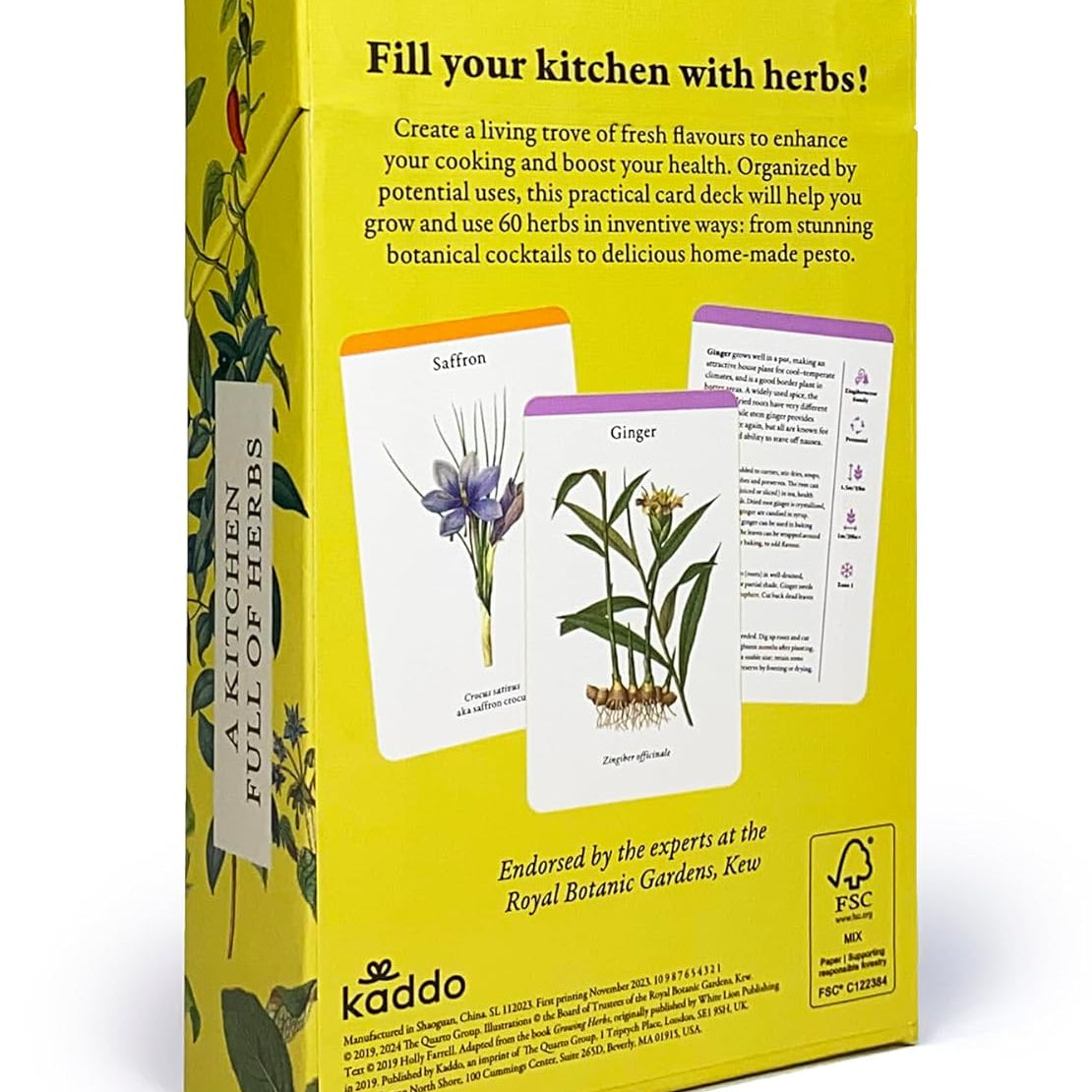 A Kitchen Full Of Herbs: A Practical Card Deck by Farrell. Holly 20 9780711290372_1_42de5e4f-8bf4-4630-8610-4d5e9c87c892