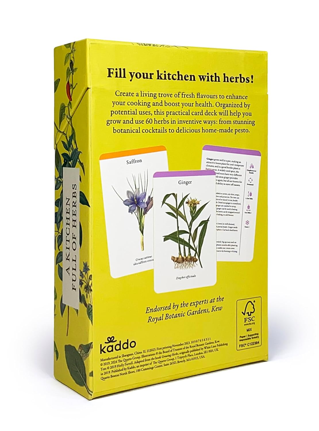 A Kitchen Full Of Herbs: A Practical Card Deck by Farrell. Holly 20 9780711290372_1_42de5e4f-8bf4-4630-8610-4d5e9c87c892