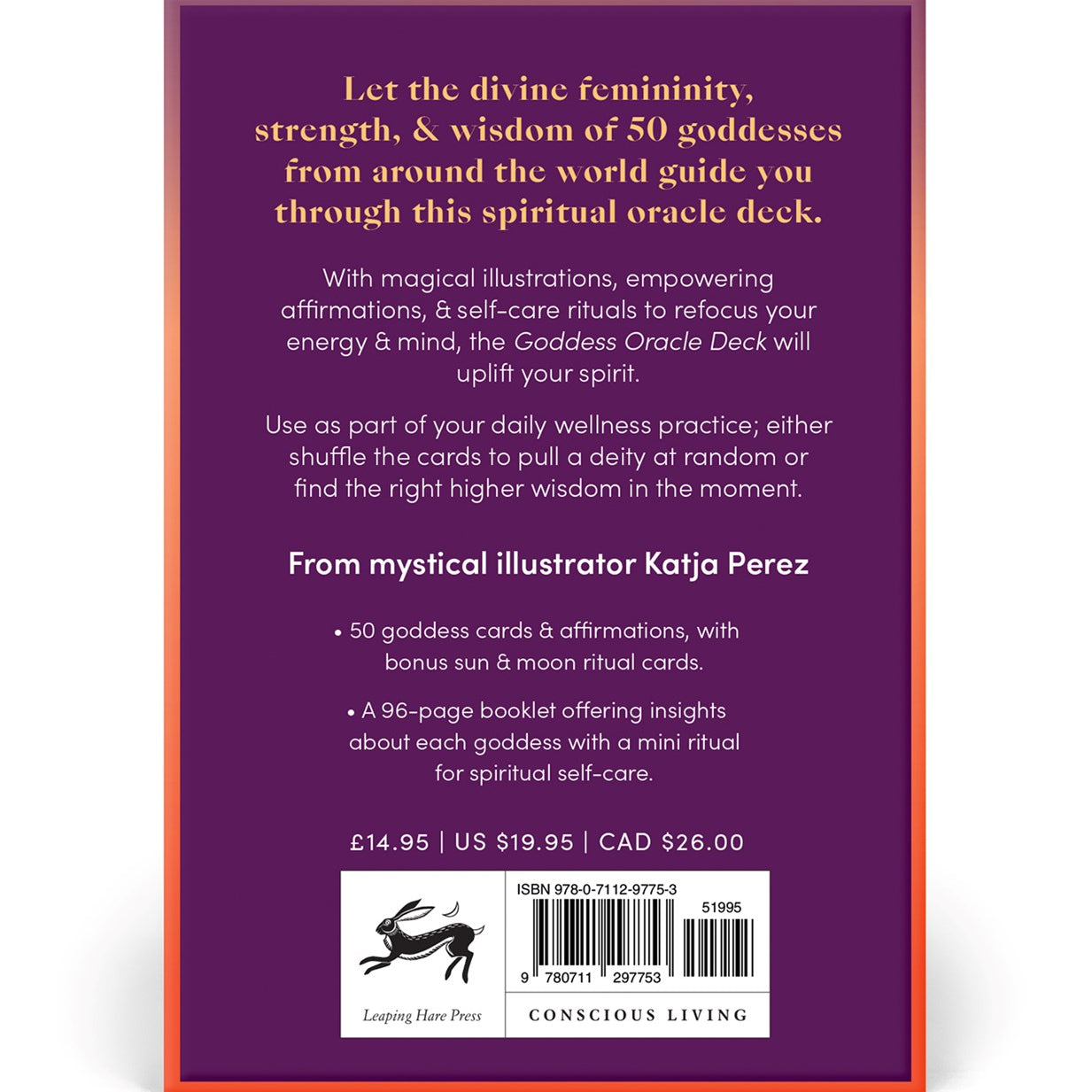 Goddess Oracle Deck: 52 Oracle Cards to Channel Your Inner Goddess by Perez. Katja 20 9780711297753_1