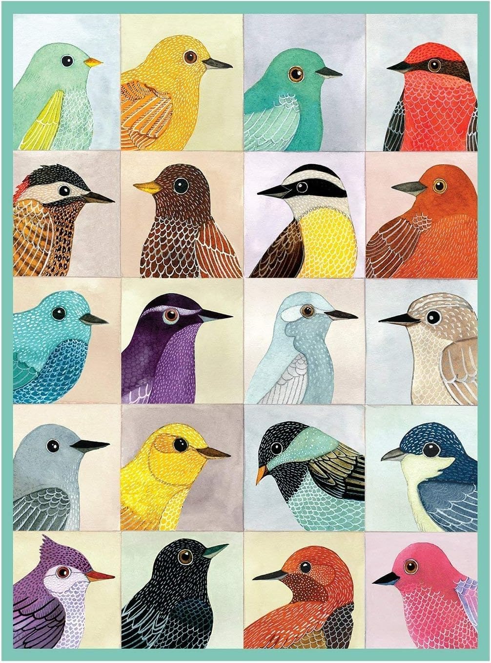 Avian Friends 1000 Piece Jigsaw Puzzle by Galison; Zlatkis. Geninne D. 9780735333413_dd1e881d-2644-48e7-9030-bf467f03fff0