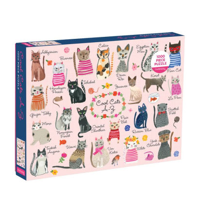 Cool Cats A-Z 1000 Piece Puzzle by Mudpuppy ; Gavin, Carolyn 9780735349087