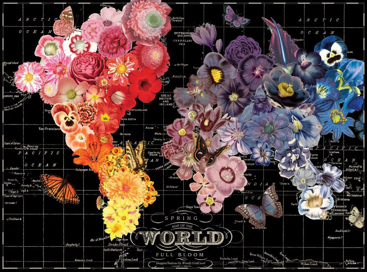 Full Bloom 1000 Piece Jigsaw Puzzle - Gold. Wendy 9780735351202