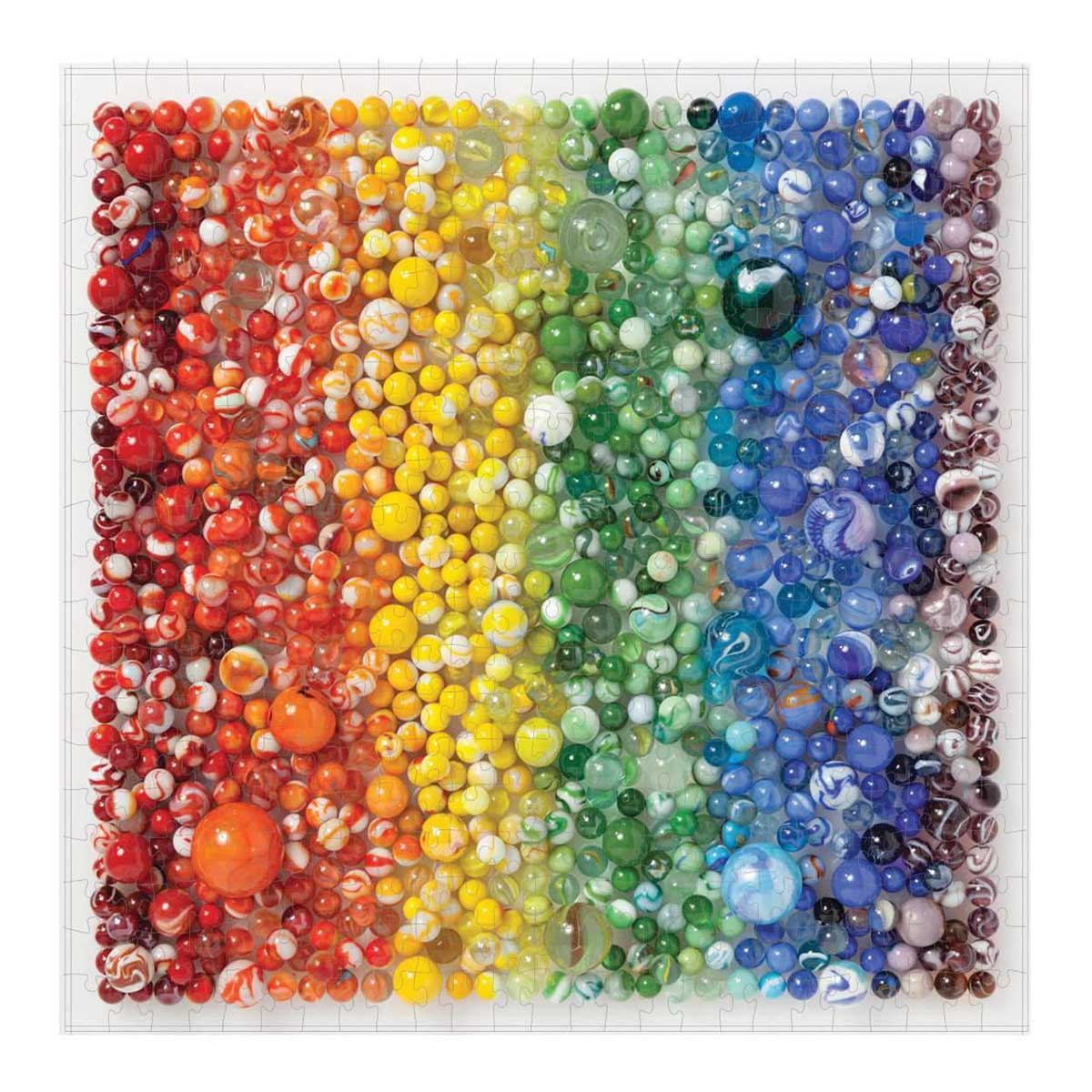 Rainbow Marbles 500 Piece Jigsaw Puzzle by Seabrook. Julie 9780735351219