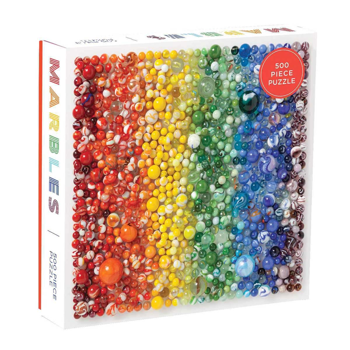 Rainbow Marbles 500 Piece Jigsaw Puzzle by Seabrook. Julie 9780735351219_1