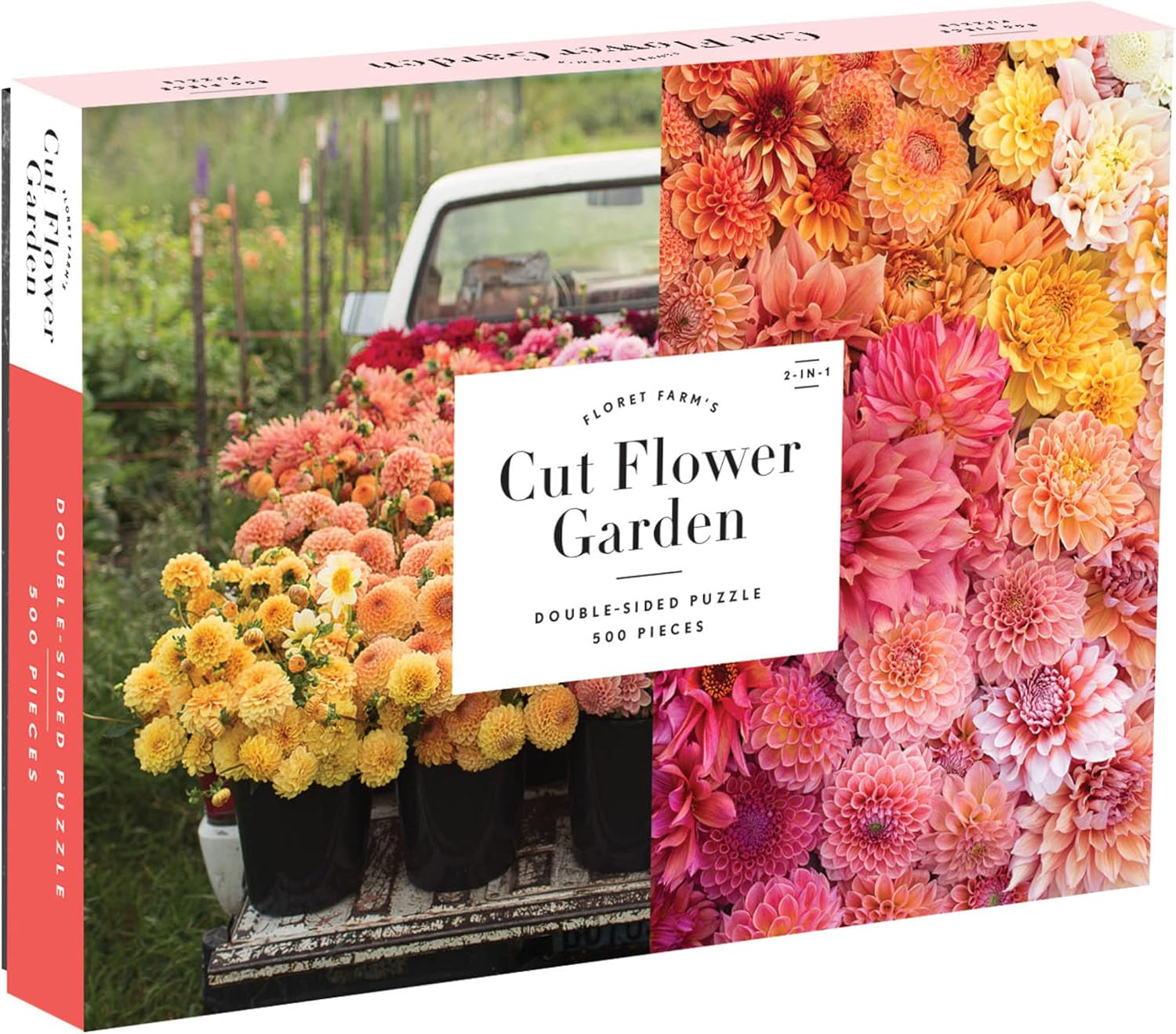 Floret Farms's Cut Flow Garden 2-Side 500 Piece Jigsaw Puzzle by Mcmenemy. Sarah 9780735355293