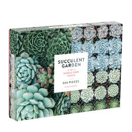 Succulent Garden 2-Sided 500 Piece Jigsaw Puzzle by Mcmenemy. Sarah 9780735355309