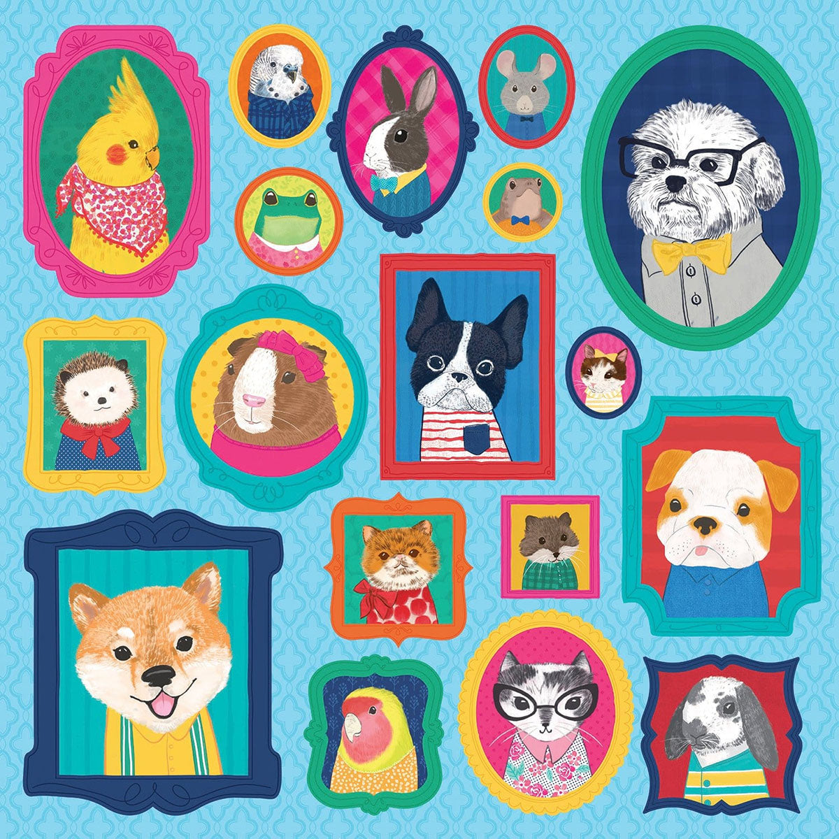 Pet Portraits 500 Piece Jigsaw Puzzle by Mudpuppy 9780735355835