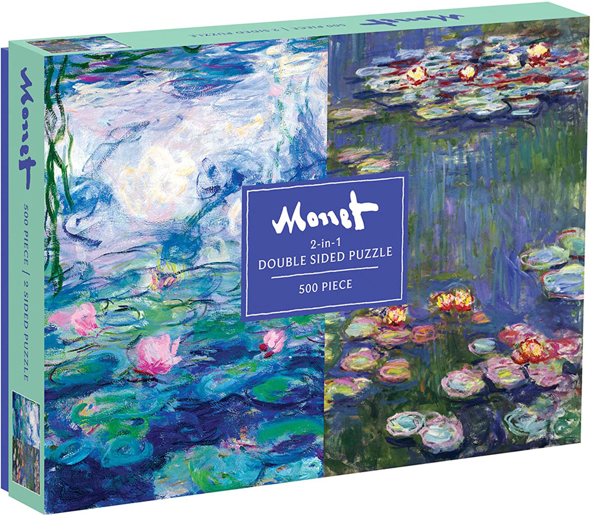 Monet 500 Piece Double Sided Puzzle - Galison ; Monet. Claude ; Bridgeman Images 9780735358133