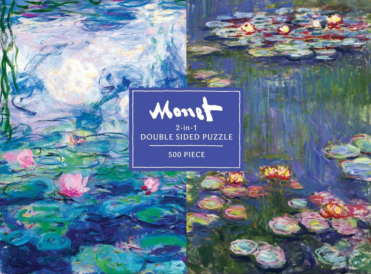 Monet 500 Piece Double Sided Puzzle - Galison ; Monet. Claude ; Bridgeman Images 9780735358133_3