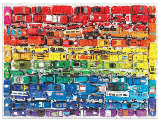 Rainbow Toy Cars 1000 Pc Puzzle - Julie Seabrook 9780735360150
