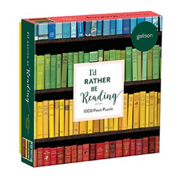 I'D Rather Be Reading 1000 Piece Jigsaw Puzzle by Shaw. Phil 9780735360532