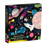 Space Illuminated 500 Piece Glow In The Dark Family Jigsaw Puzzle by Mudpuppy 9780735361003_1