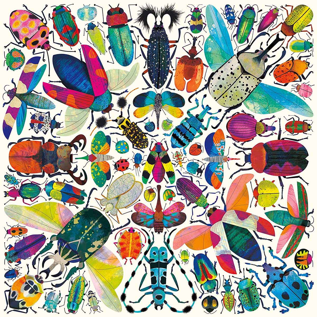 Kaleido Beetles 500 Piece Family Jigsaw Puzzle by Mudpuppy 9780735362338
