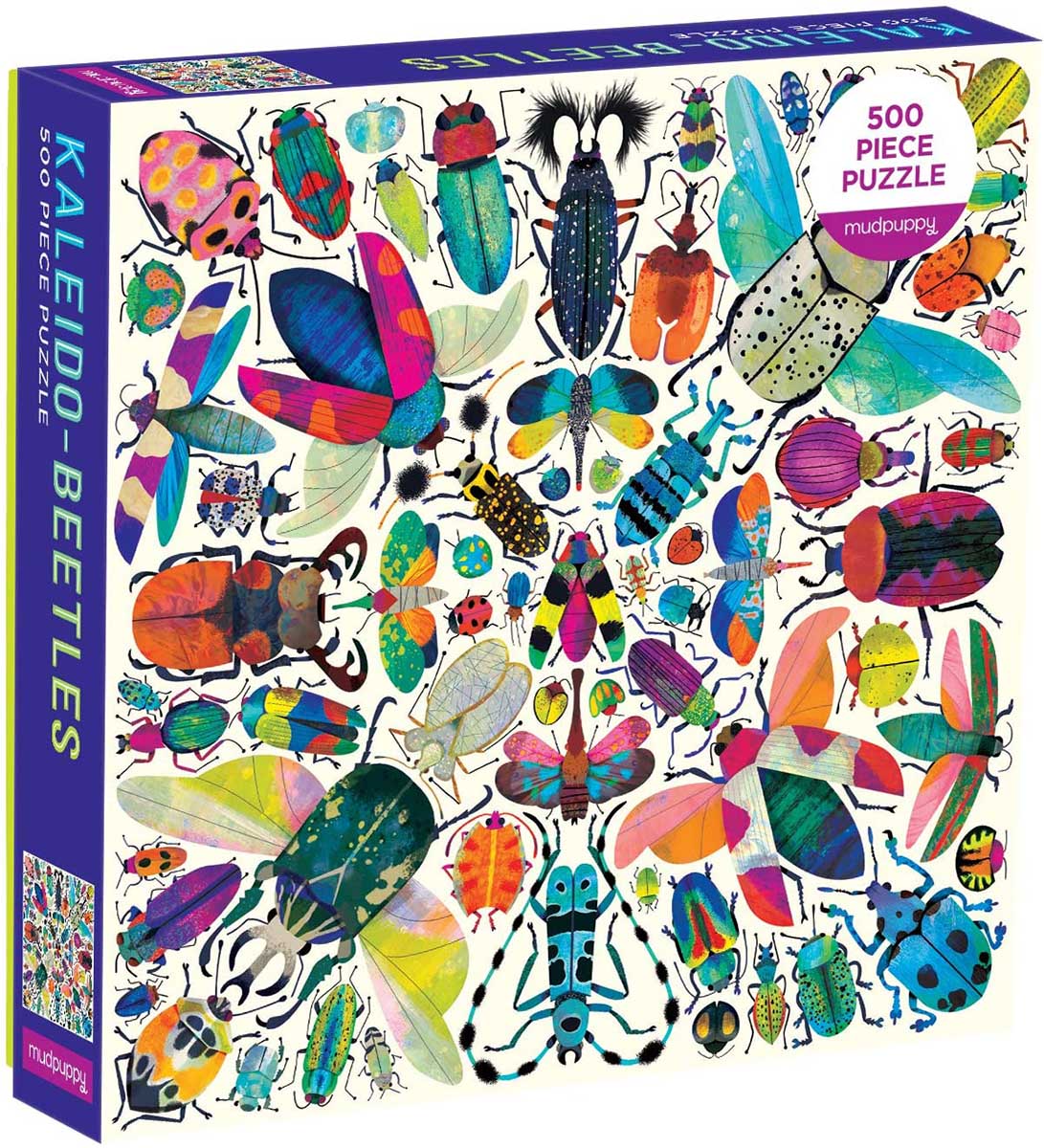 Kaleido Beetles 500 Piece Family Jigsaw Puzzle by Mudpuppy 9780735362338_1