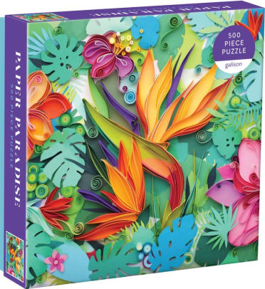 Paper Paradise 500 Piece Puzzle - Galison 9780735362611