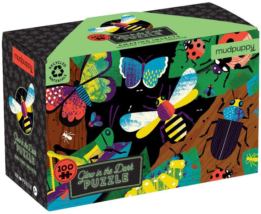 Glow Amazing Insects Glow 100 Piece Puzzle - Brave The Woods 9780735363700