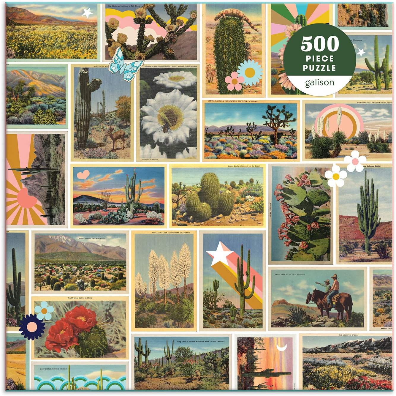 Painted Desert 500 Piece Jigsaw Puzzle - Galison 9780735364745_1