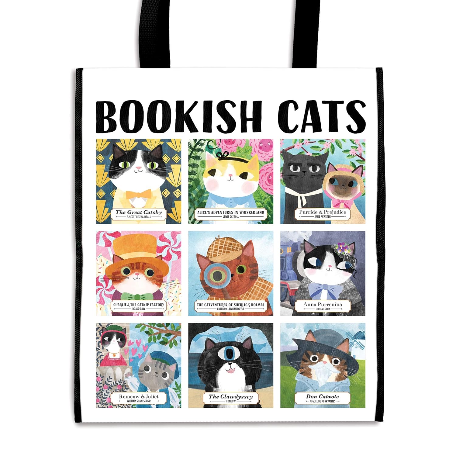 Bookish Cats Reusable Bag 9780735365650