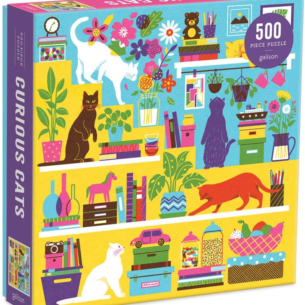 Curious Cats 500 Piece Puzzle - Kim, Boyoun 9780735366503