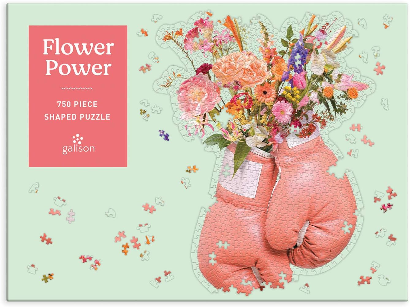 Flower Power 750 Piece Shaped Jigsaw Puzzle - Fuentes. Paul 9780735366855_2