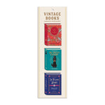 Vintage Books Shaped Magnetic Bookmarks by Galison 20 9780735366886