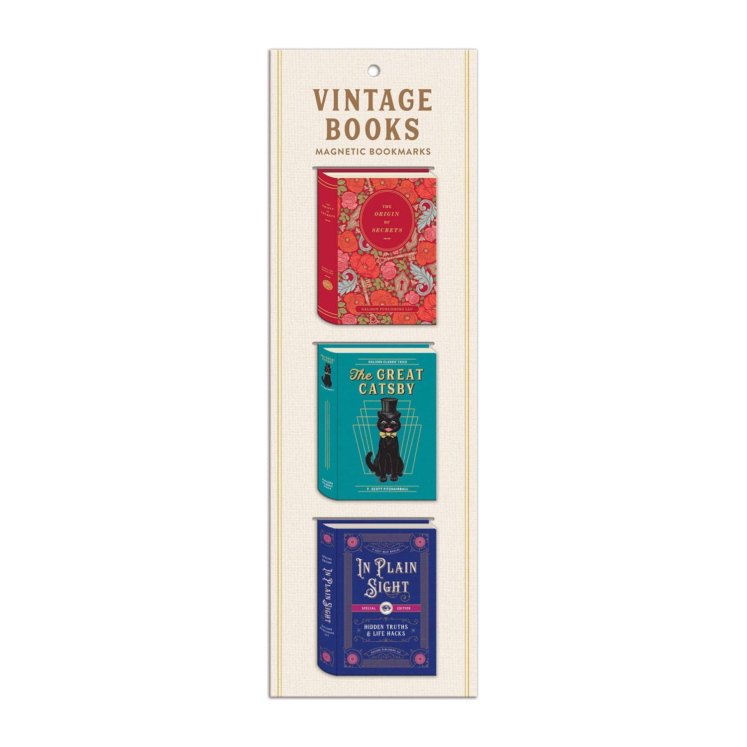 Vintage Books Shaped Magnetic Bookmarks by Galison 20 9780735366886_a4b3cb07-cb4b-450f-8dc5-639a9f497e01