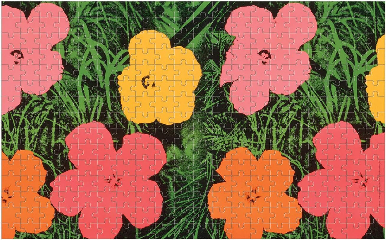 Andy Warhol Flowers 300 Piece Lenticular Puzzle - Warhol. Andy 9780735366909_1